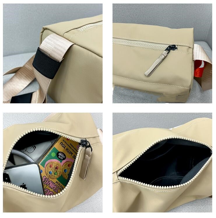 女性用のクロスボディバッグ男性ナイロンデザイナーショルダーバッグ大容量メッセンジャーバッグジッパーハンドバッグ財布旅行収納バッグ