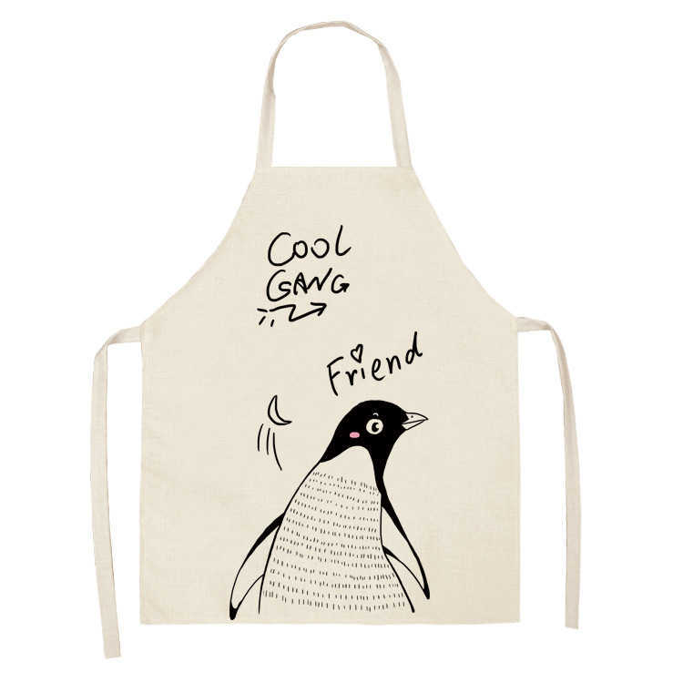 Barns enkla slag Small Animal Apron Cartoon Parent-Child Apron Kök Rengöring Barnrestaurang Anti Fouling Apron L230620