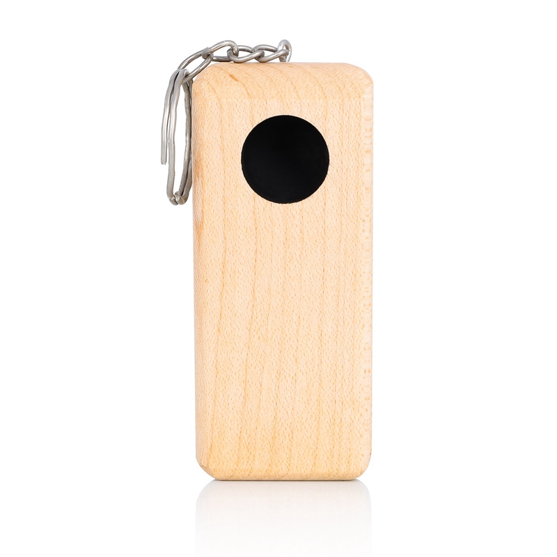 Latest Smoking Mini Natural Wooden Pipes Portable Keychains Ring Dry Herb Tobacco Filter Handpipes Straight Rod Innovative Cigarette Holder Pocket Wood Tube DHL