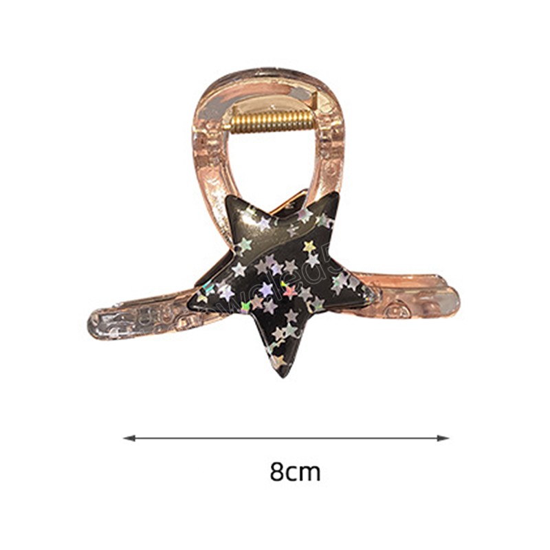 Five-Pointed Star Hair Claw for Women Daily Minimalist Hair Accessories Large Hair Clips French Elegant Summer Headpiece
