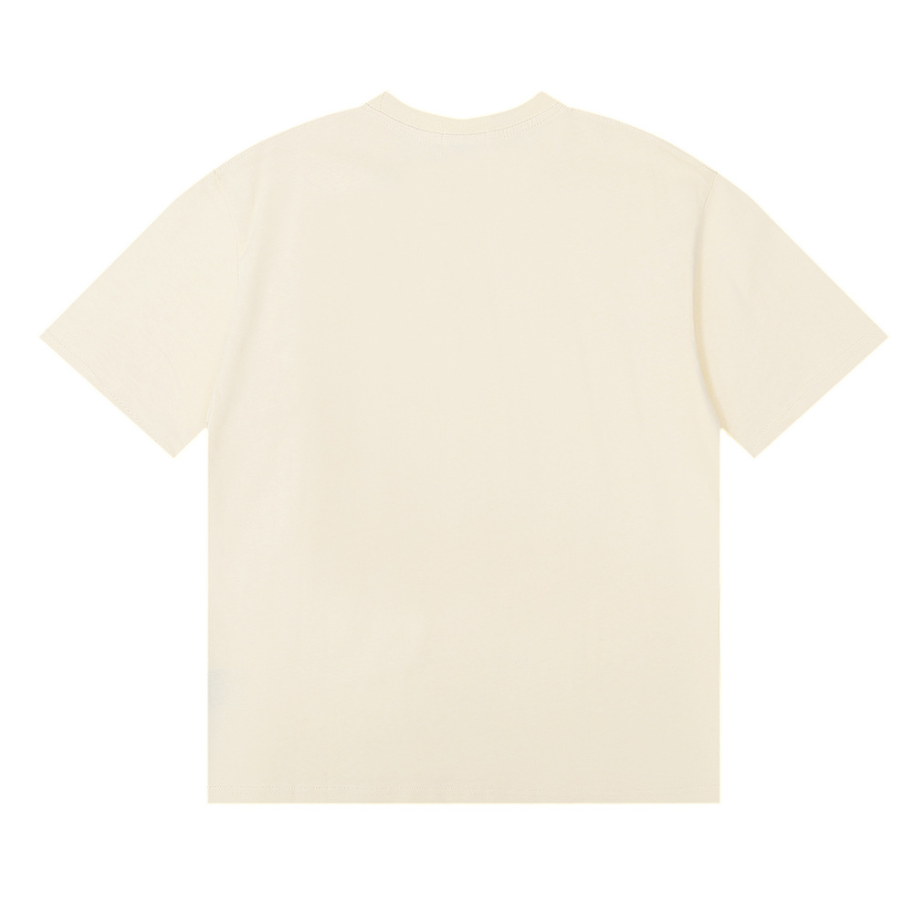 KITH blue sky forest stampa t-shirt a maniche corte in cotone casual estivo a doppio filato di alta qualità uomo e donna