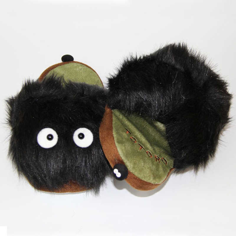 28 cm Nieuwe Cartoon Totoro Fairydust Pluche Slipper Winter Indoor Slippers Voor Volwassen Gratis Verzending L230704