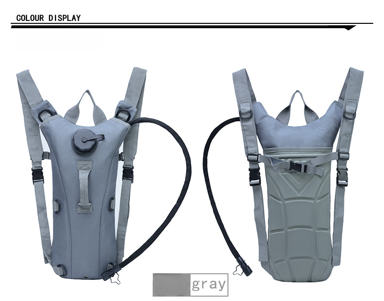 Hydreringspaketryggsäck med 3L -urinblåsan, taktisk vattenpåse för vandring, cykling, löpning, promenader och klättring