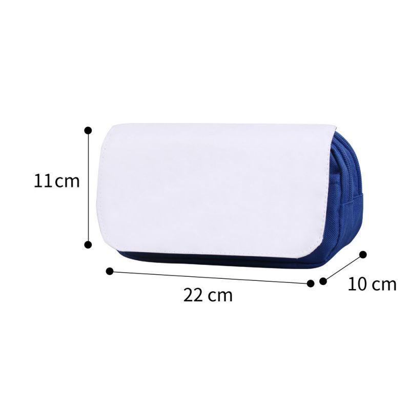 Sublimation Pencil Bags Fabric Stationery Cosmetic Storage Bag