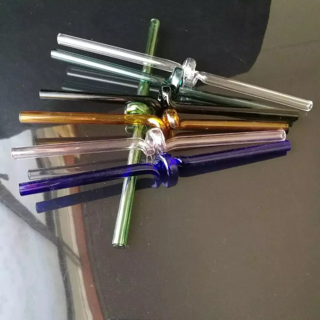 Color spiral glass straw , Water pipes glass bongs hooakahs two functions for oil rigs glass bongs