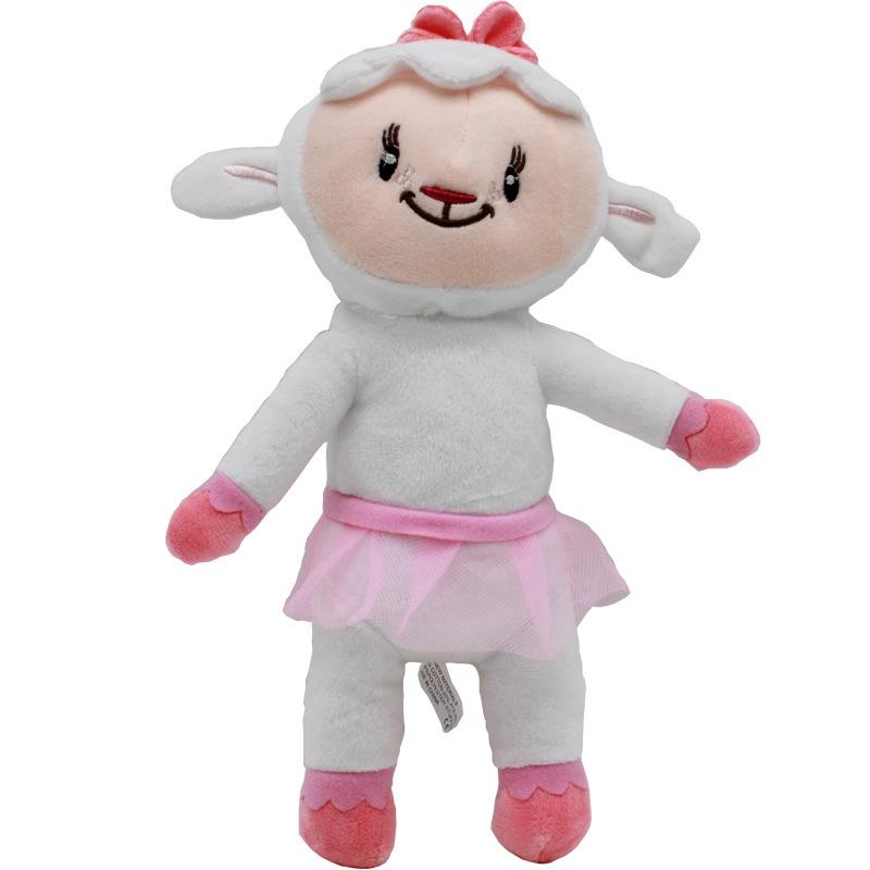 Les fabricants vendent en gros 4 styles de jouets en peluche Doc McStuffins hippopotame dinosaure moutons animaux en peluche dessin animé poupées environnantes pour les cadeaux pour enfants