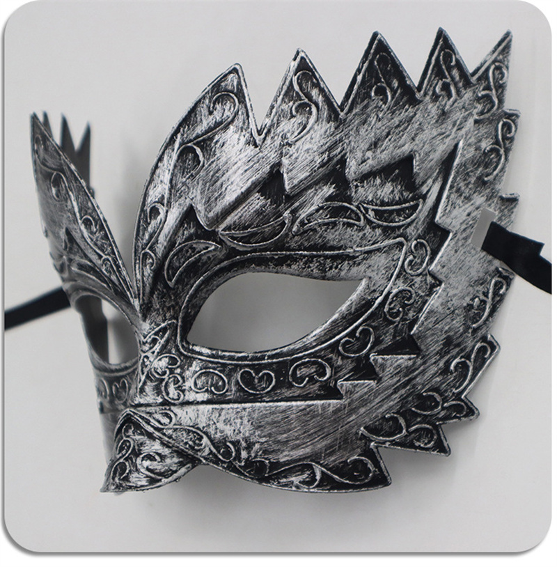 Máscaras de máscaras de Mardi Gras Máscaras de baile de formatura Carnaval de Halloween Máscaras de príncipe veneziano Meia máscara de máscaras retrô