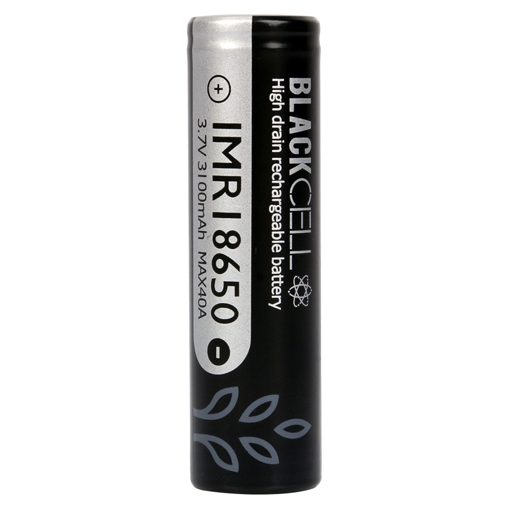 Originele BlackCell IMR 18650 batterij 3100mAh 40A IMR18650 lithiumbatterijen origineel