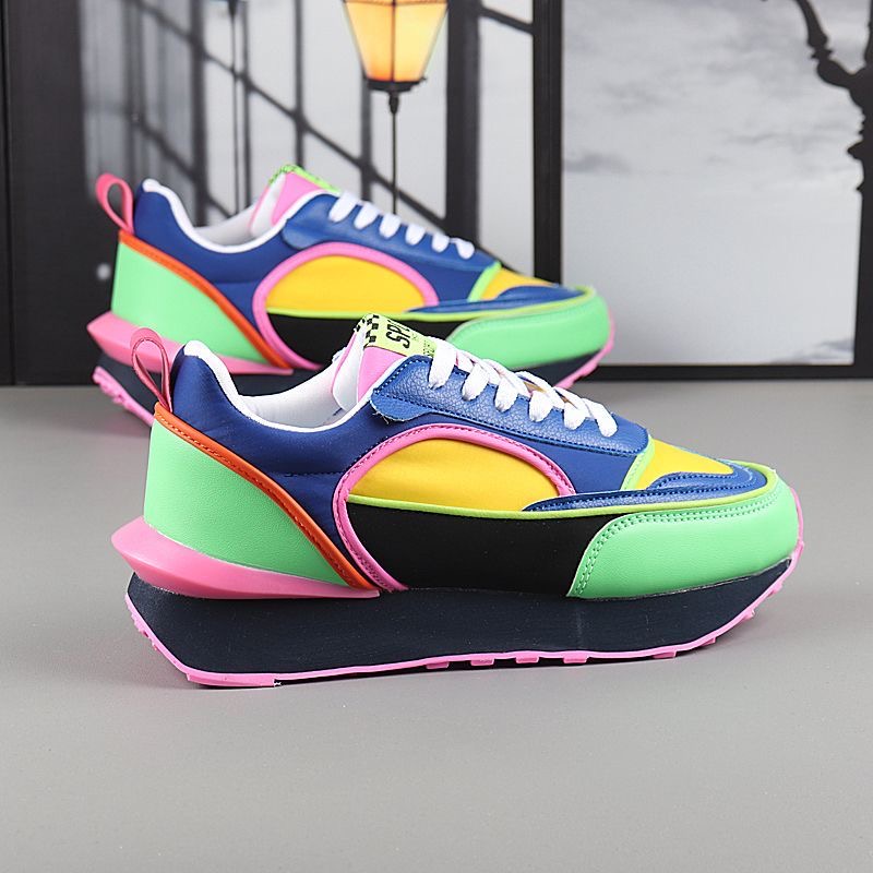 Waffle running shoes Waffle sail Nylon white gum Black Bright Orange Shards Gray Blue Game Royal Leather Suede Dark iris Court Purple Sakai Steam Sneakers