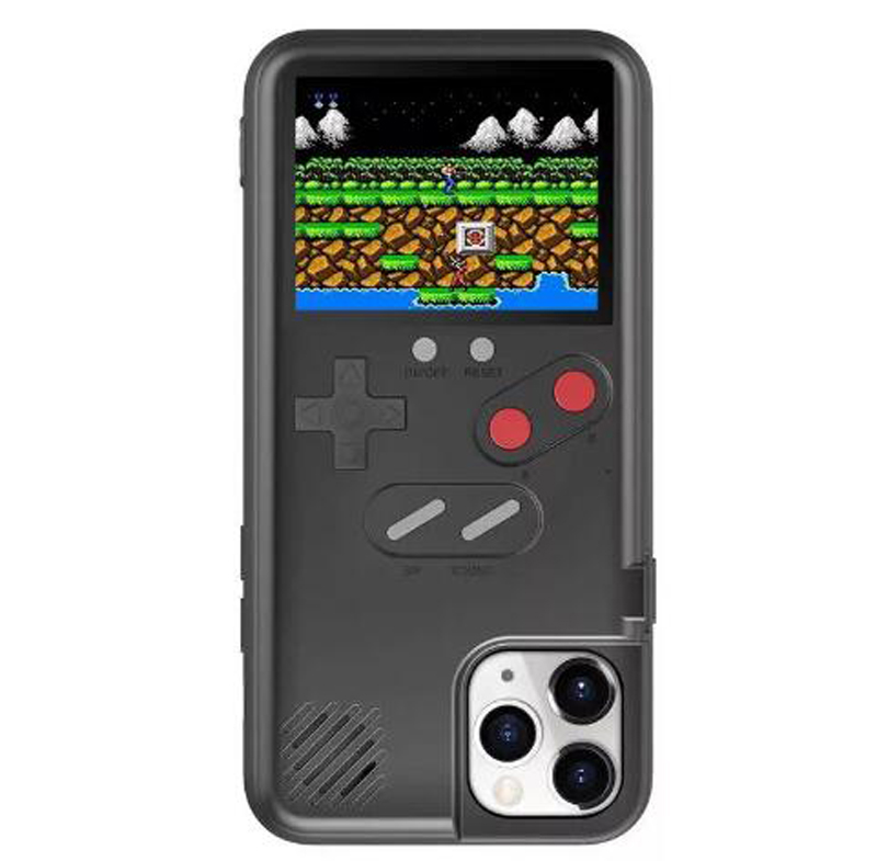 Cell Phone Cases Shockproof Handheld Console Display 36 Classic Games Consoles Protable Players Gameboy Back Cover For iPhone 14 13 12 11 7 8 6 X XS Pro Max Plus Mini