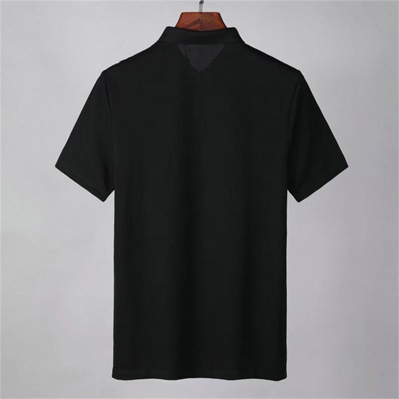 2023 Camicia POLO firmata uomo e donna 2023 estate nuova tendenza bellezza testa stampa jacquard risvolto manica corta T-shirt tide88