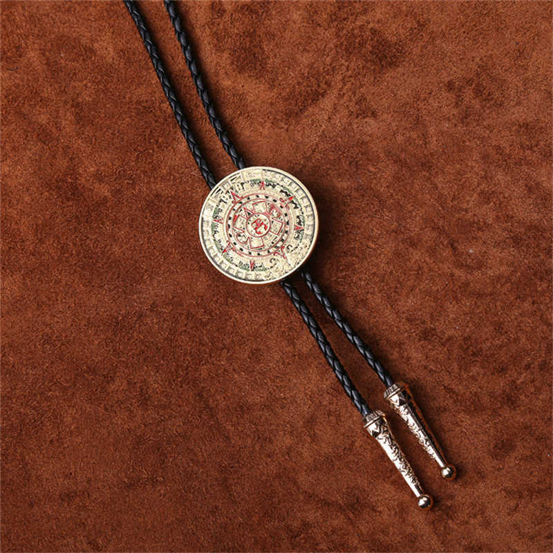 Bolo Ties New Mexico Calendario solare azteco Maya cravatta bolo cravatta bolo HKD230719