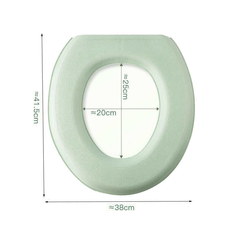 Wasbare Toilet Seat Cover Waterdichte Sticker Schuim Toilet Deksel Cover Draagbare Siliconen Toilet Cup Covers Badkamer Accessoires L230621