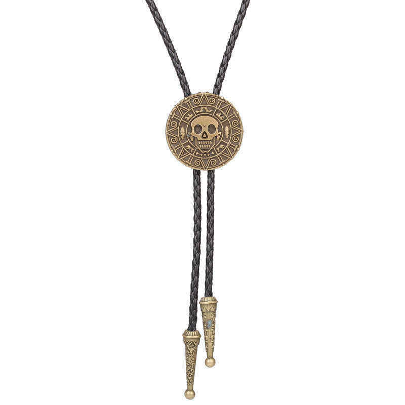 Bolo Ties Nouveau-Mexique Calendrier solaire Maya Aztèque Bolo Tie Cravate American Western Cowboy Bolo Tie HKD230719