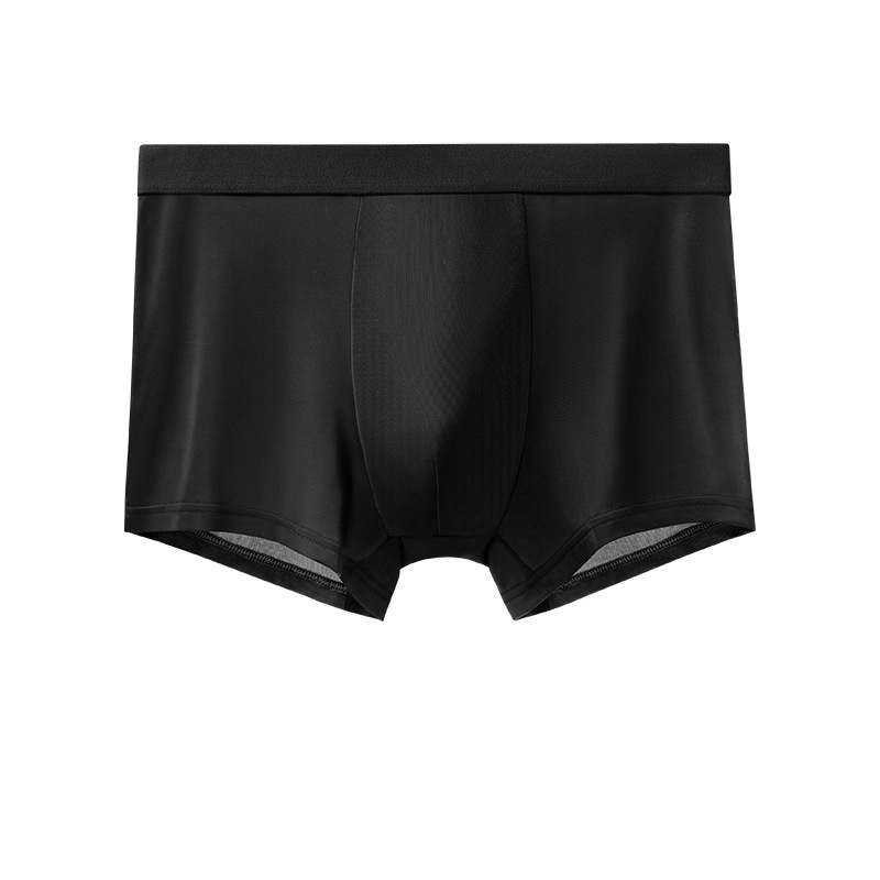 Men Underpants Ice Silk Breathable Underwear Sexy Panties Soft 3D Ultra Thin Comfortable Men Boxer Briefs