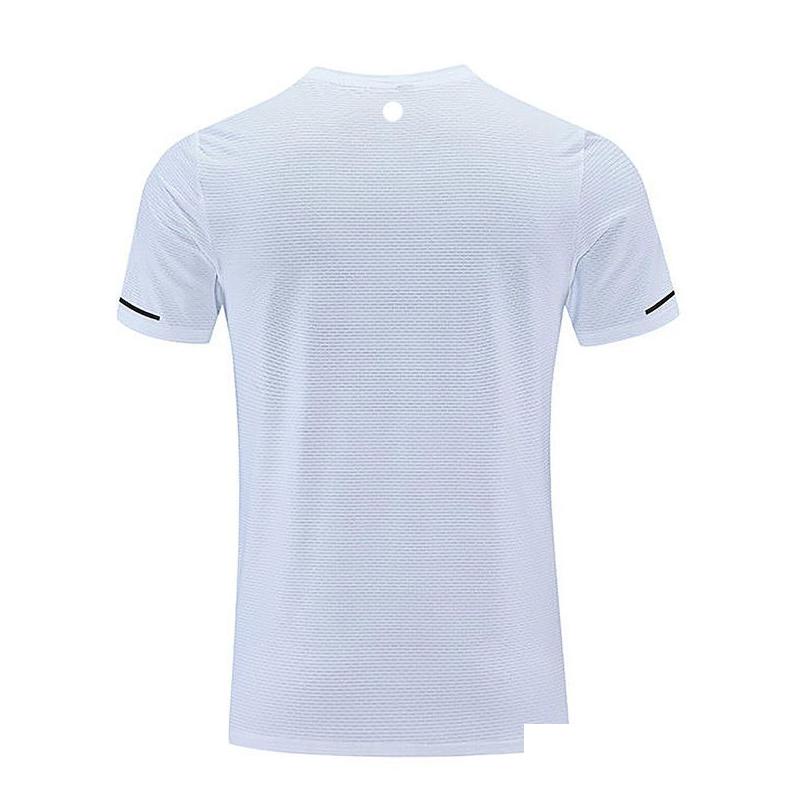 メンズTシャツLL-R661ヨガ衣装メンズジムTシャツエクササイズフィットネスウェアスポーツウェアトレインバスケットボールランニングルーズシャツアウトドアトップDHRJM