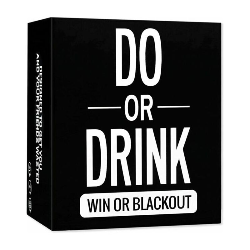 Оптовые продажи Делай или пей Win or Blackout Party Карточная игра Веселье Питьевые взрослые Настольная игра Ночь Девушки Ночь Девичник Пары Питьевая игра