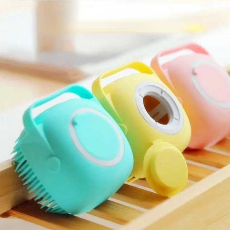 Pet Silicone Shower Brush Dog Cat Massage Dedicated Scrub and Cleaning Tool Pet Bathing Products