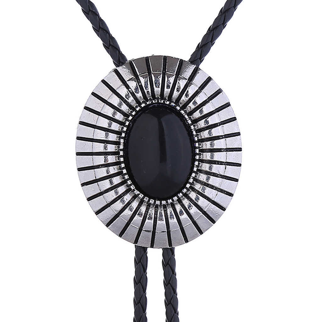 Bolo يربط أزياء جديدة بوب صن سود العقيق Big Bolo Tie HKD230719