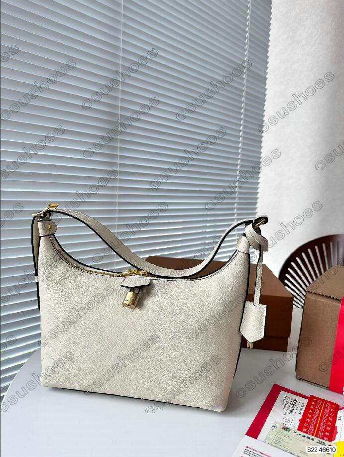 SAC Sport worka retro-chycowa Designer Designer Expossed Skórzowa torebka na ramię z wyjmowaną torebką zamka ZAKOŃCZENIE WSZYSTKIE KRÓTKIE Cross M46609 Creme Beige