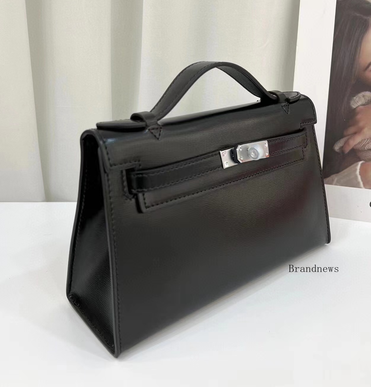 Classic Ladies Shoulder Bag Box Leather Real Cowhide Leather Purses And Handbags Paris Designer Evening Bags Fashion Day Clutches Small Totes 21cm 2457