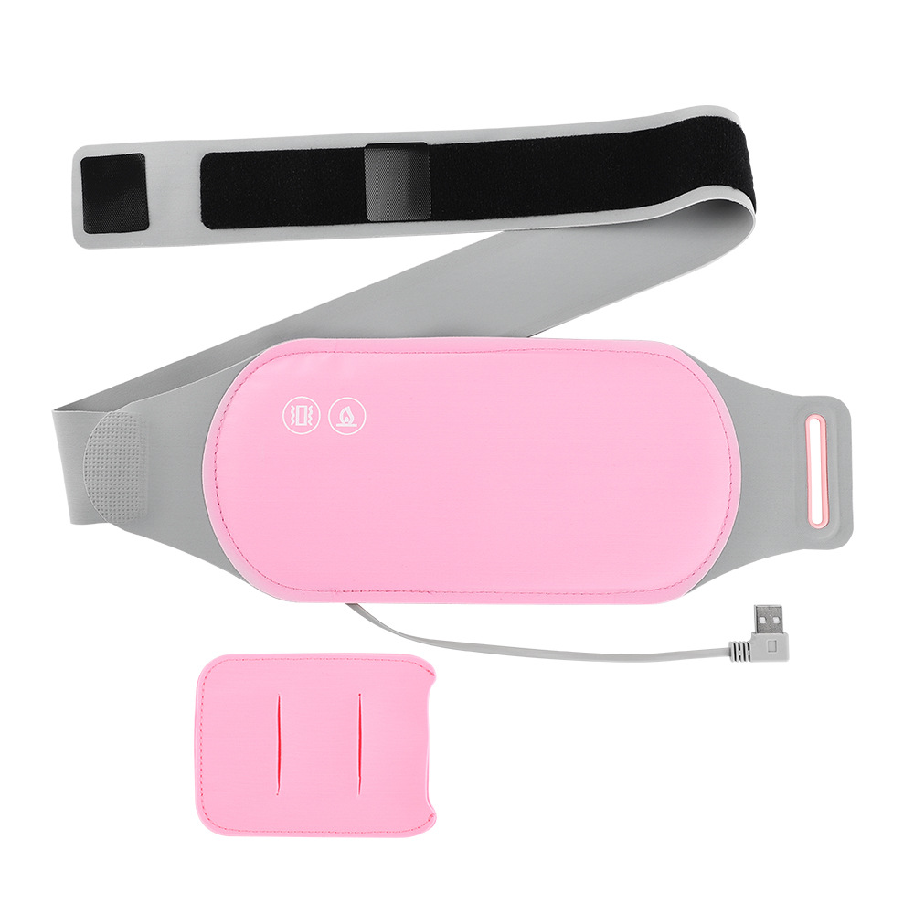 Ceinture amincissante Coussin chauffant menstruel pour dames Soulagement du réchauffement intelligent Crampe de la douleur à la taille Masseur abdominal vibrant Réchauffant l'appareil électrique abdominal