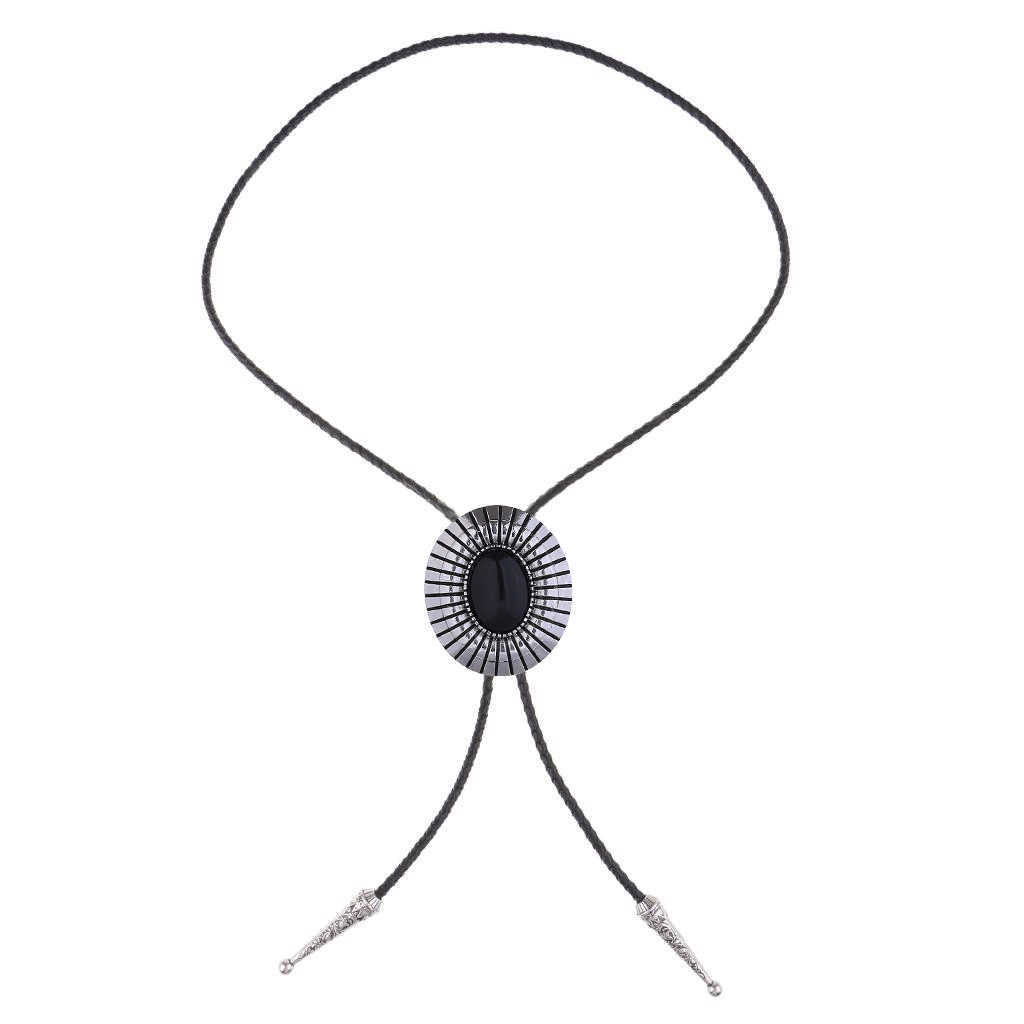 Bolo يربط أزياء جديدة بوب صن سود العقيق Big Bolo Tie HKD230719