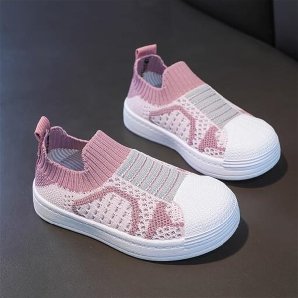 Kid's Sneakers Breathable Baby Girls Running Shoe for Kids Rubber Soft Sole Walkers Flats Non-slip Children Casual Shoes