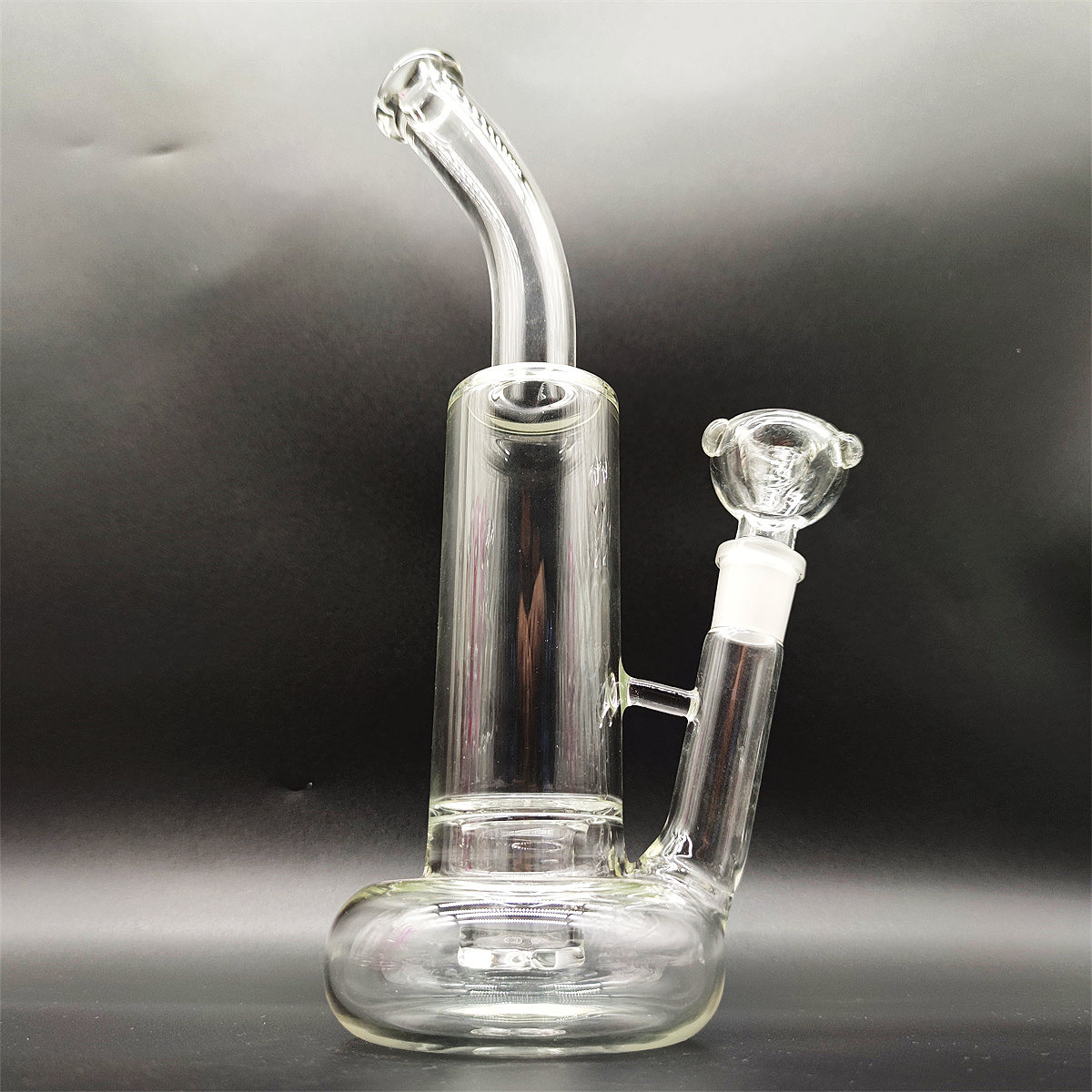 Bong Tornado Clear Heady Glass Cachimbo de água Bong Turbine Percolator Cyclone Bongs com tigela redonda de 18 mm