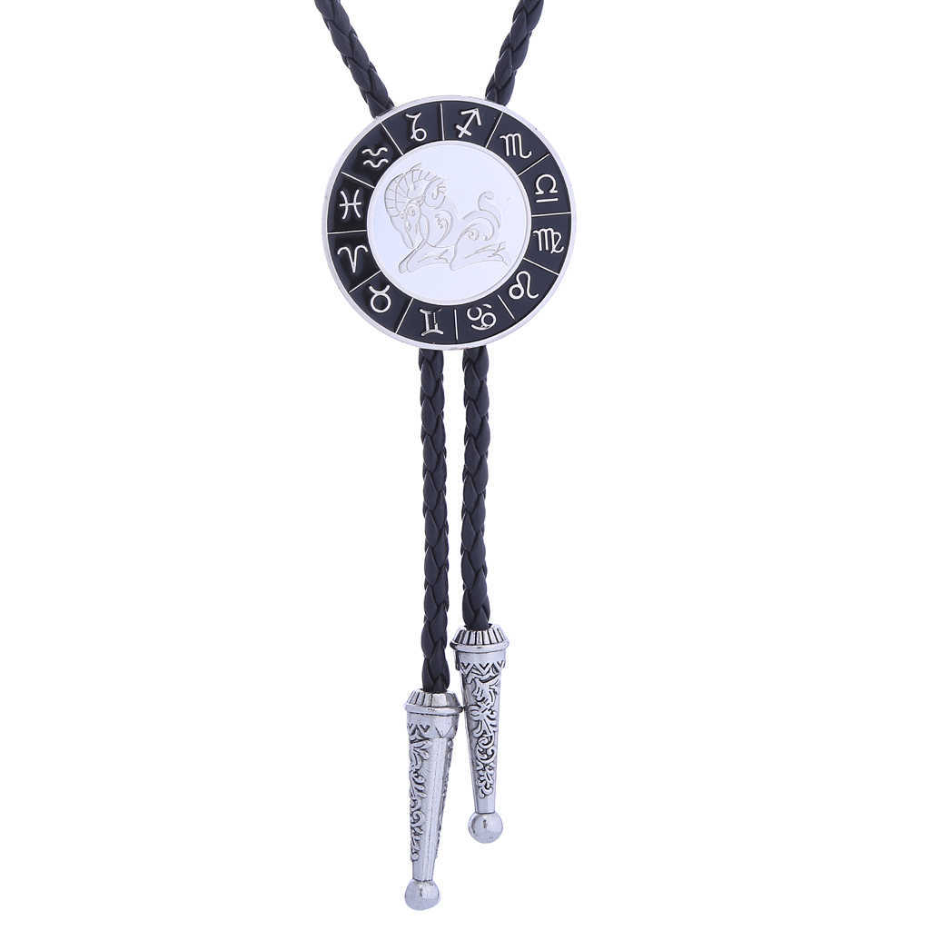 Bolo Ties New design twelve constellations Bolo Tie HKD230719