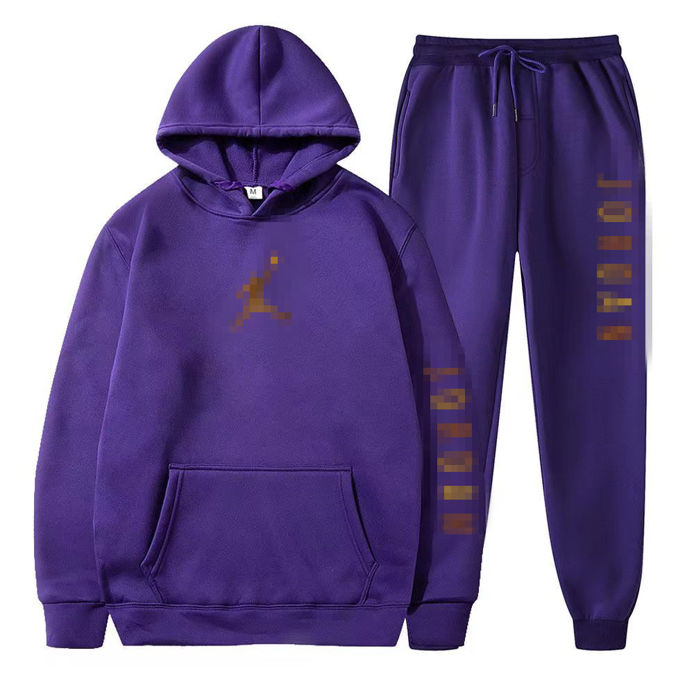 Sweatpants And Hoodie Set Tracksuit Men Hooded Sweatshirt Pants Pullover Hoodie Suit Casual Men Clothe ssss