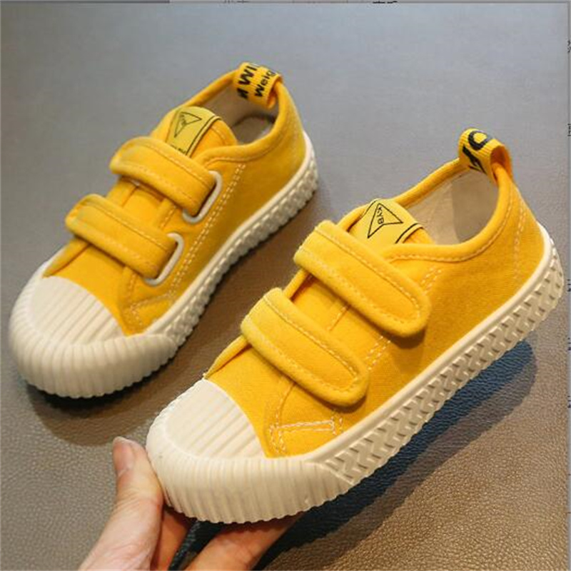 2023 New Autumn Children 's Sports Canvas Shoes Boys and Girl Sports Soft Soled 편안한 비 슬립 플랫 신발