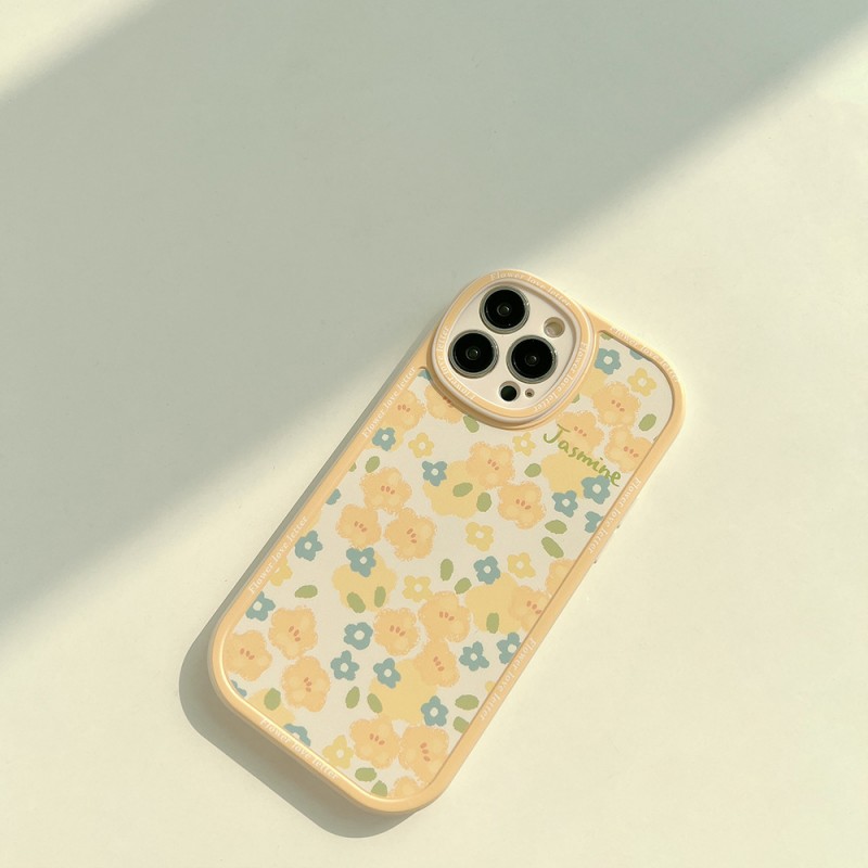Small Fresh Fragmented Flower 13 Phone Case 14pro max 12 Silicone X Suitable 8p