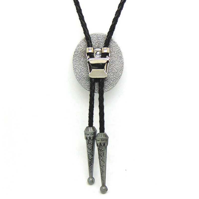 Bolo Ties Red Stone Regulowane klamra Western Cowboy Bolo Tie