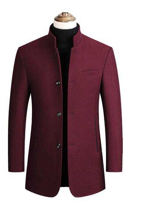 Hommes laine mélanges automne/hiver manteau de laine Style britannique solide mi-long hommes laine laine veste hommes manteau affaires pardessus M-4XL HKD230718