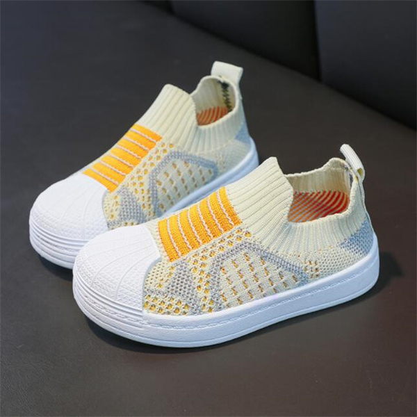 Baskets pour enfants respirant bébé filles chaussure de course pour enfants en caoutchouc semelle souple marcheurs appartements antidérapant enfants chaussures décontractées