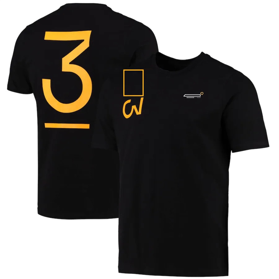 Drużynie wyścigowe Drużyny Racing Drużyny T-shirt Formula 1 Fani krótkie rękawy T-shirt wyścigowy sport