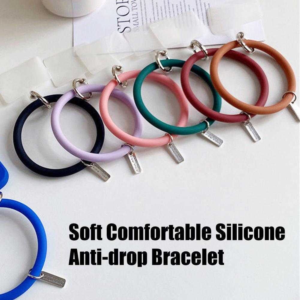 Ins Fashion Bracciale in silicone cellulare Accessori la cassa del telefono cellulare anti-perso all'aperto da donna Bracciale con cordino L230619