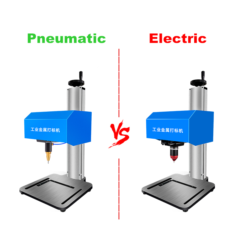 Desktop Portable Metal Nameplate Marking Machine 3 Axis Touch-screen Electric Pneumatic Lettering Machine 170x110mm