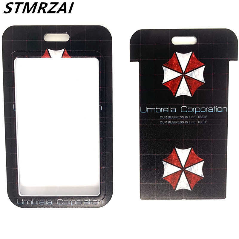 Movie Umbrella Corporation Cool Print Lanyards Bandje voor mobiele telefoon ID-kaarthouder Sleutelhanger Nekbanden Hangende touwen Accessoires L230619