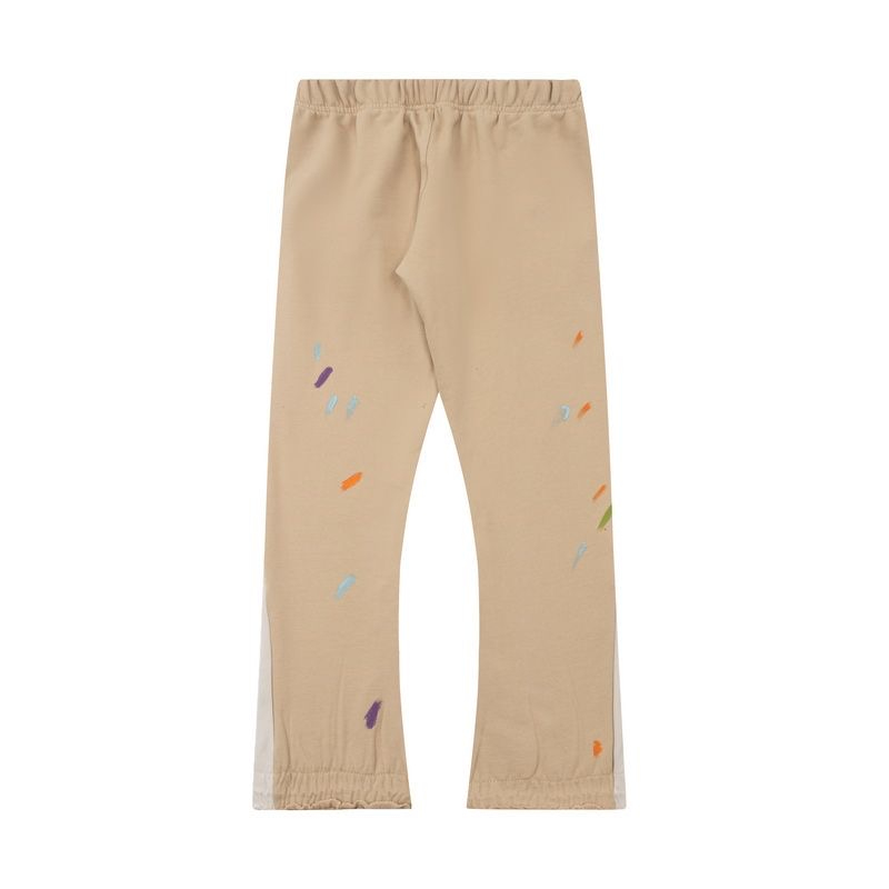 galleries pant designer pants galleries dept letter print galleries denim straight sweatpants speckled letter print pant