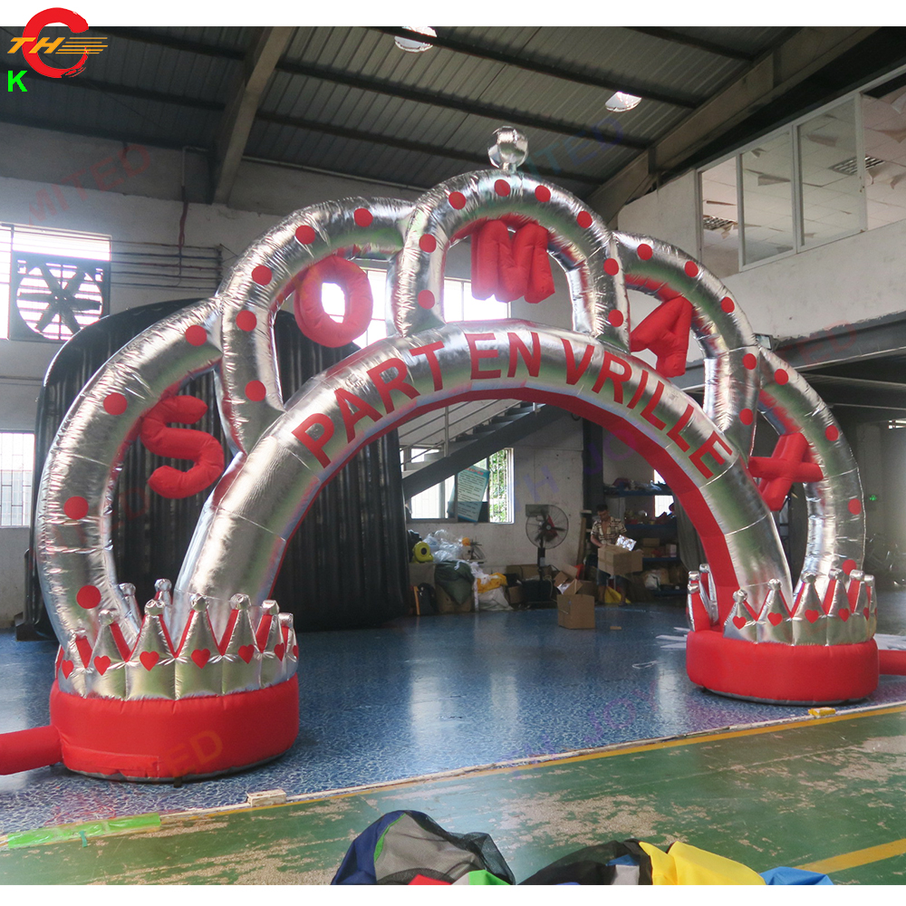 Free Ship Outdoor Activities Giant Inflatable Wedding Arch Entrance Archway For Party Event Advertising Promotion