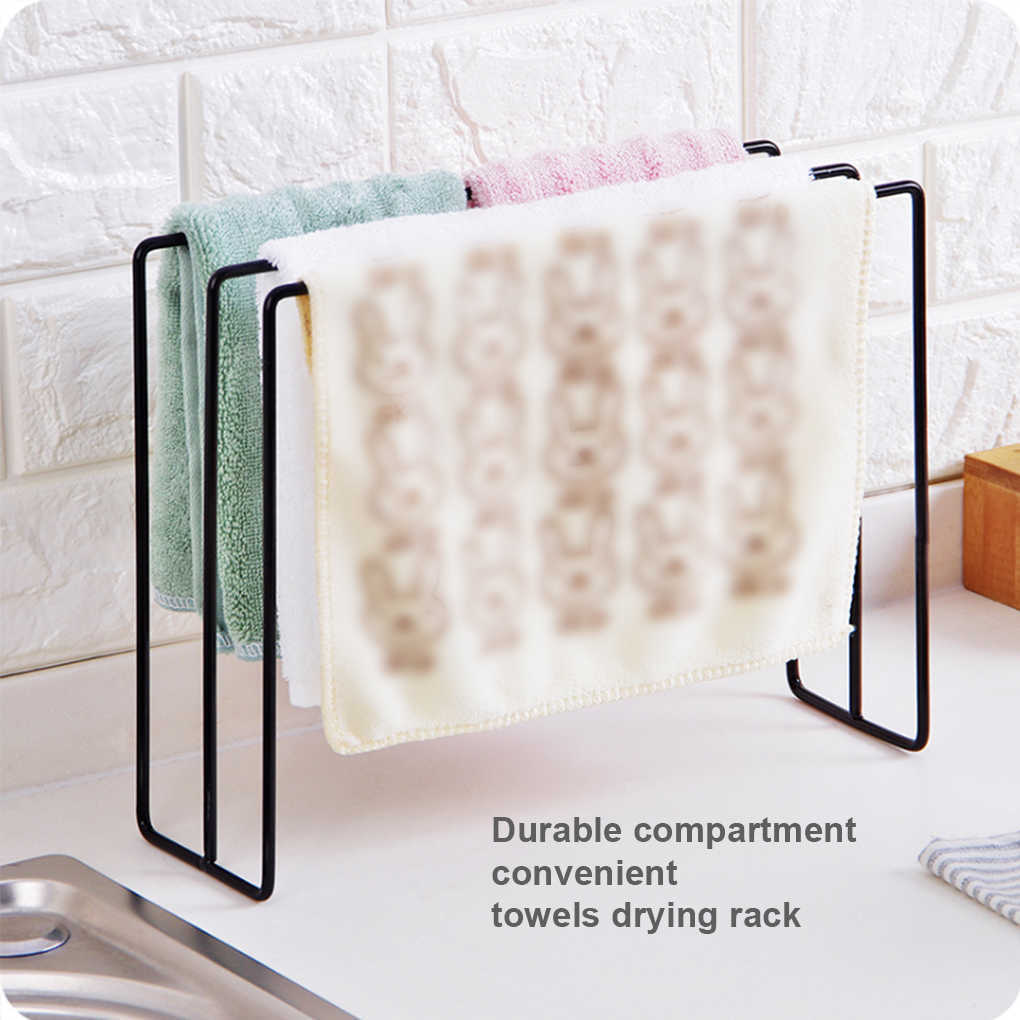 Domowe stojaki na ręczniki Dogodne ręczniki stojak stojak z tkaniną tkanin freestanding półka do przechowywania do przechowywania suszona l230704