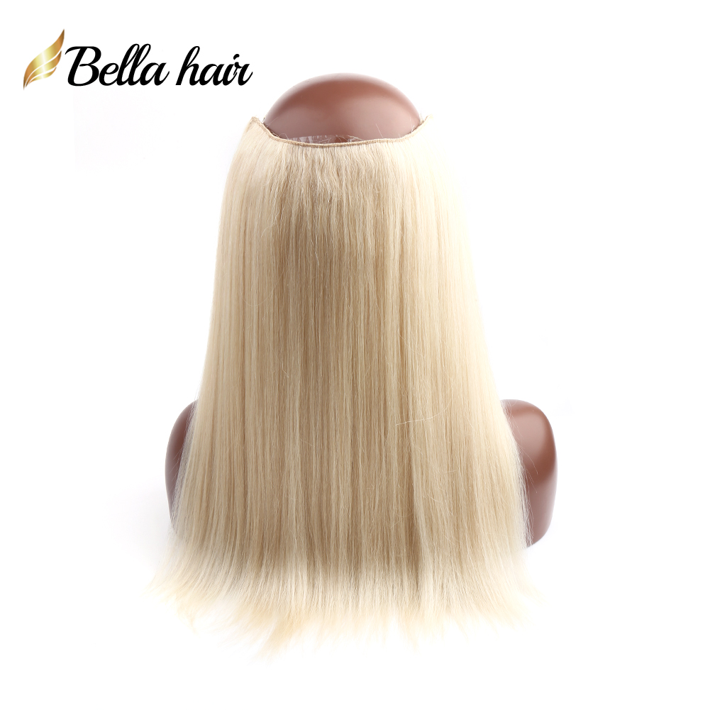 Hola Hair Extensions Real Human Hair 140 Gram Fish Wire Hair Slilcone Ring on New Hola Hair Flip Hair Weft Bella Hair Julienchina Quality Full Hair Goal For Women