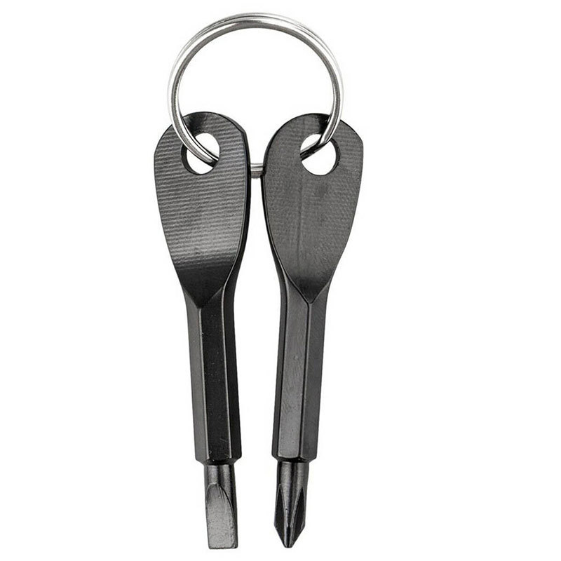 Multifunctionele Pocket Tool Sleutelhanger Outdoor EDC Gear Sleutelhangers Met Slotted Phillips Head Mini Schroevendraaier Set Sleutelhangers Mini tools