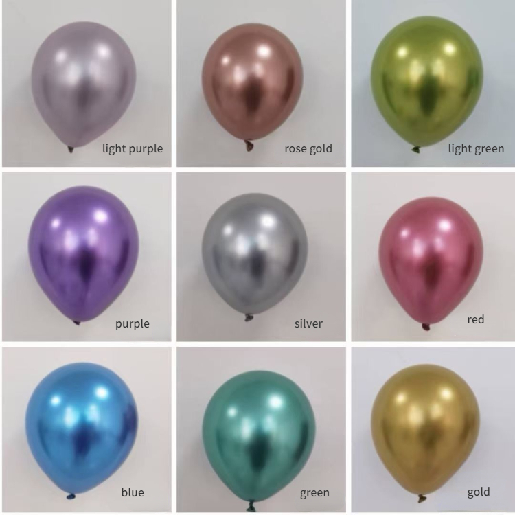 Event and Party Supplies Various Sizes Thickened Metal Balloons Round Latex Balloons Wedding Decoration Festive Balloons