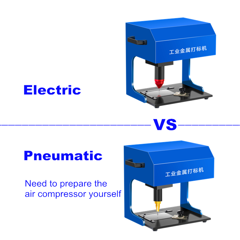 Ly Desktop Marking Machine 400W Pneumatic Electric 170*110mm Pekskärmens namn Metall Graveringsmaskin utan dator