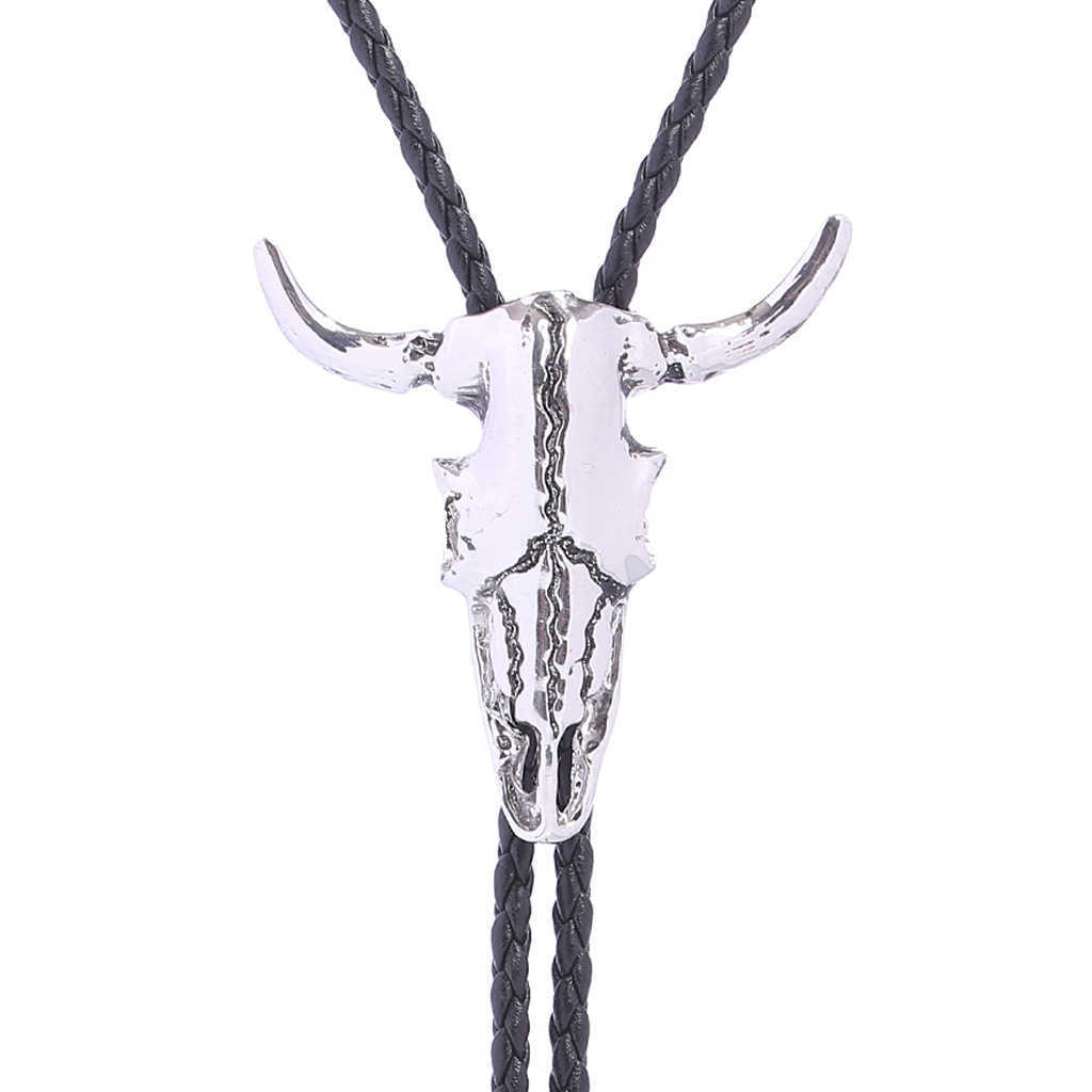 Bolo Ties Three-dimensional bull head bolo tie HKD230719