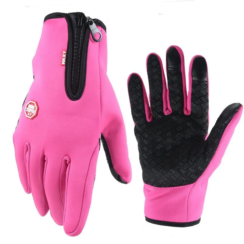 Domowe sundries jesienne zimowe rękawiczki dla mężczyzn Kobiety ekran dotykowy ciepłe kolarstwo na świeżym powietrzu wspinaczka motocyklowe zimne rękawiczki wiatroodporne bezpoślizgowe