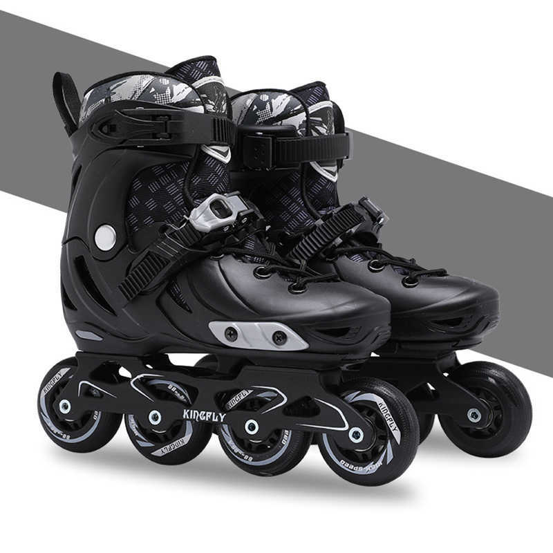 Inline rullskridskor barn barn professionell inline hastighet skridskor skor 3 färger rullskridskor sneaker 4-hjul flicka pojke utomhus skate storlek 30-43 hkd230720